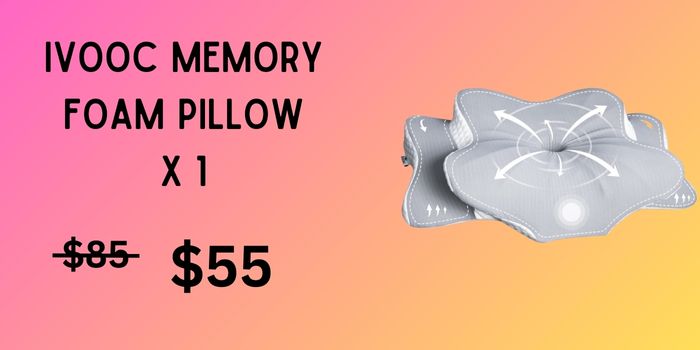 IVOOC Memory Foam Pillow X1
